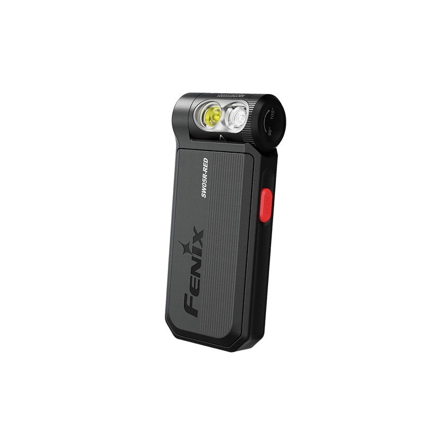 Fenix SW05RREDBLC - LED Димируем акумулаторен фенер LED/USB IPX6 150 lm 49 h черен