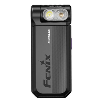 Fenix SW05RUVBLC - LED презареждаема фенерче с димер LED/USB IPX6 150 лумена 49 ч 700 mAh черно
