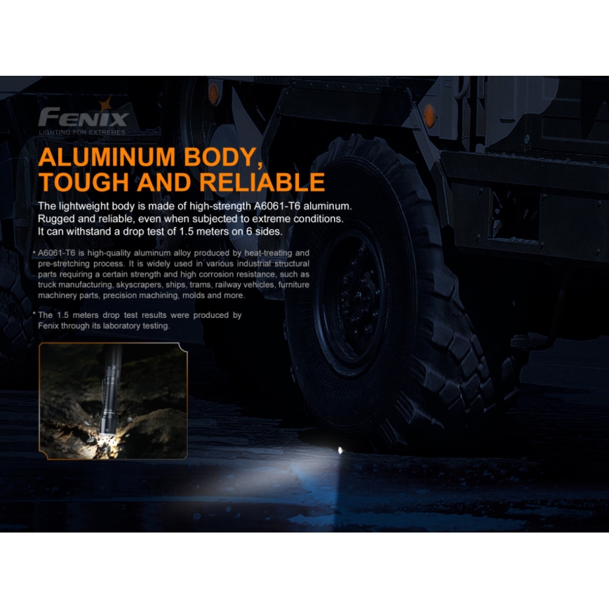 Fenix TK16V20 - LED Акумулаторно фенерче LED/1x21700 IP68 3100 lm 43 ч