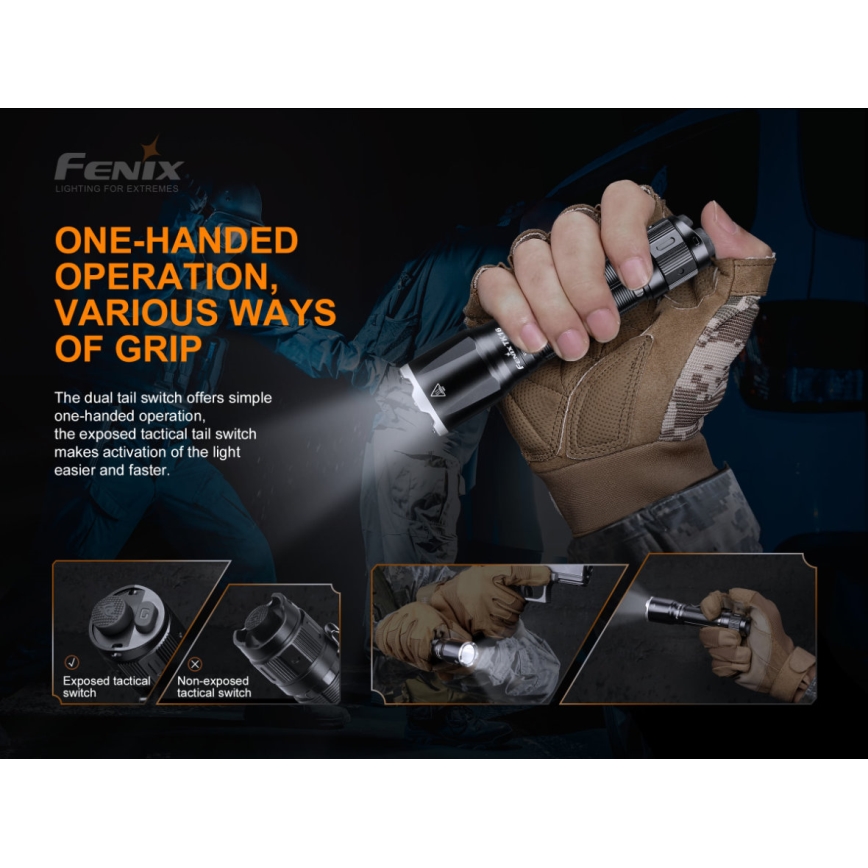 Fenix TK16V20 - LED Акумулаторно фенерче LED/1x21700 IP68 3100 lm 43 ч