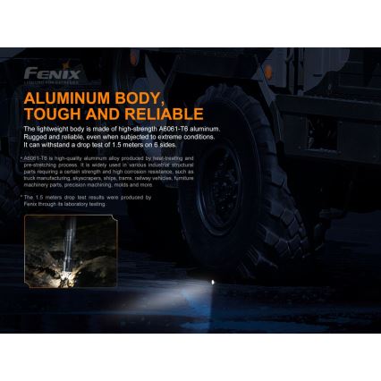 Fenix TK16V20 - LED Акумулаторно фенерче LED/1x21700 IP68 3100 lm 43 ч