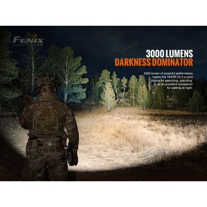 Fenix TK20RV20 - LED Тактическо акумулаторно фенерче LED/USB IP68 3000 lm 48 ч.