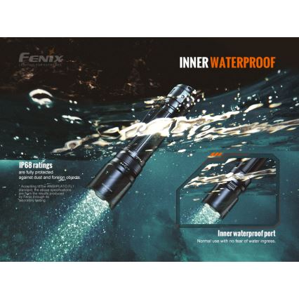 Fenix TK20RV20 - LED Тактическо акумулаторно фенерче LED/USB IP68 3000 lm 48 ч.