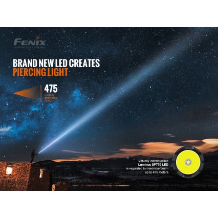 Fenix TK20RV20 - LED Тактическо акумулаторно фенерче LED/USB IP68 3000 lm 48 ч.