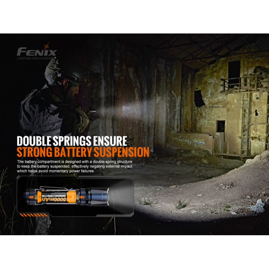 Fenix TK20RV20 - LED Тактическо акумулаторно фенерче LED/USB IP68 3000 lm 48 ч.