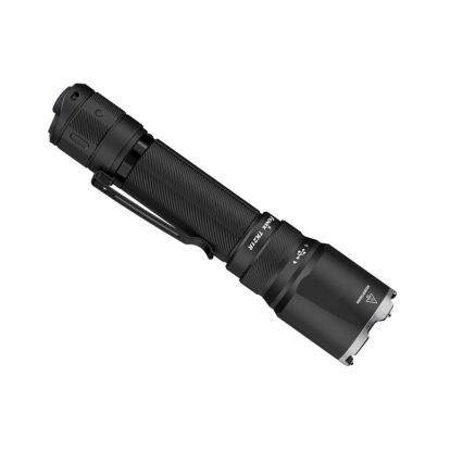 Fenix TK21RBLK - LED акумулаторен фенер с регулируема яркост и LED/USB зареждане, 6000 mAh, IP68, 3600 lm, 72,5 h, черен
