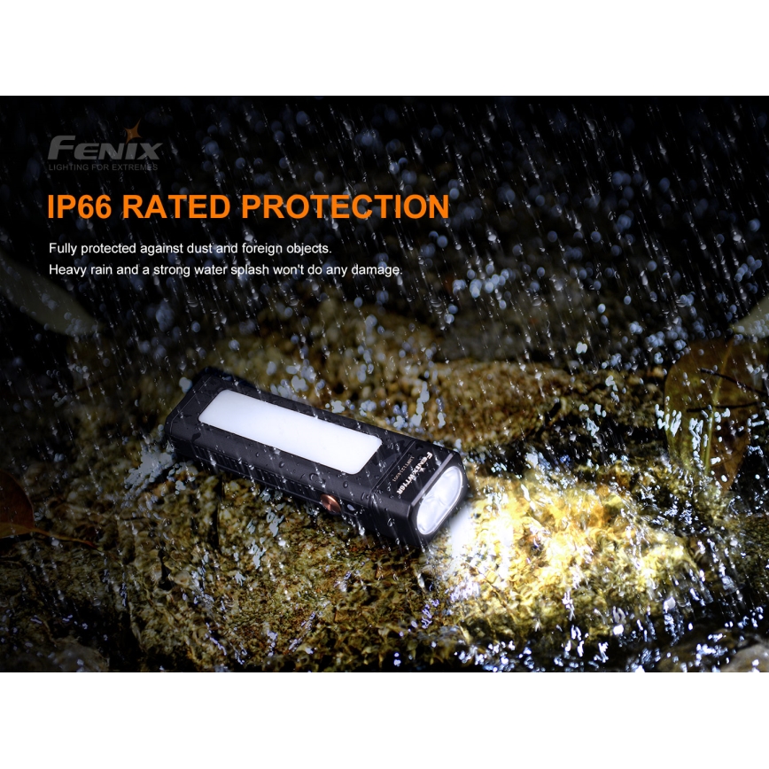 Fenix WT16R - LED Акумулаторно фенерче 2xLED/USB IP66 300 lm 30 ч
