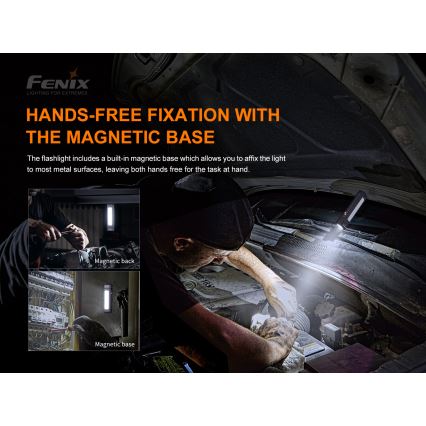 Fenix WT16R - LED Акумулаторно фенерче 2xLED/USB IP66 300 lm 30 ч