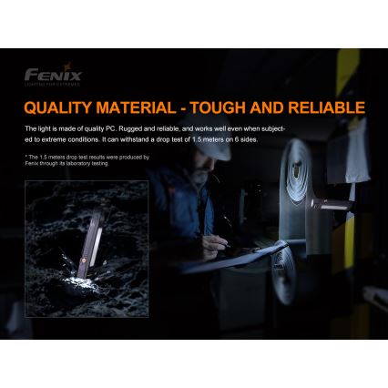 Fenix WT16R - LED Акумулаторно фенерче 2xLED/USB IP66 300 lm 30 ч