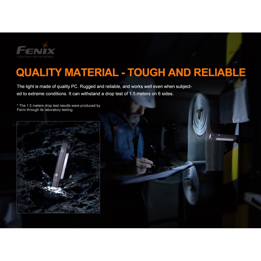 Fenix WT16R - LED Акумулаторно фенерче 2xLED/USB IP66 300 lm 30 ч