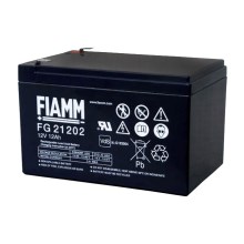 Fiamm FG21202 - Оловен Акумулатор 12V/12Ah/faston 6,3mm