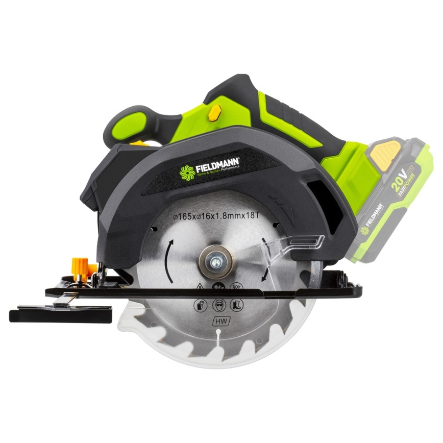 Fieldmann - Безжична циркулярна резачка 20V