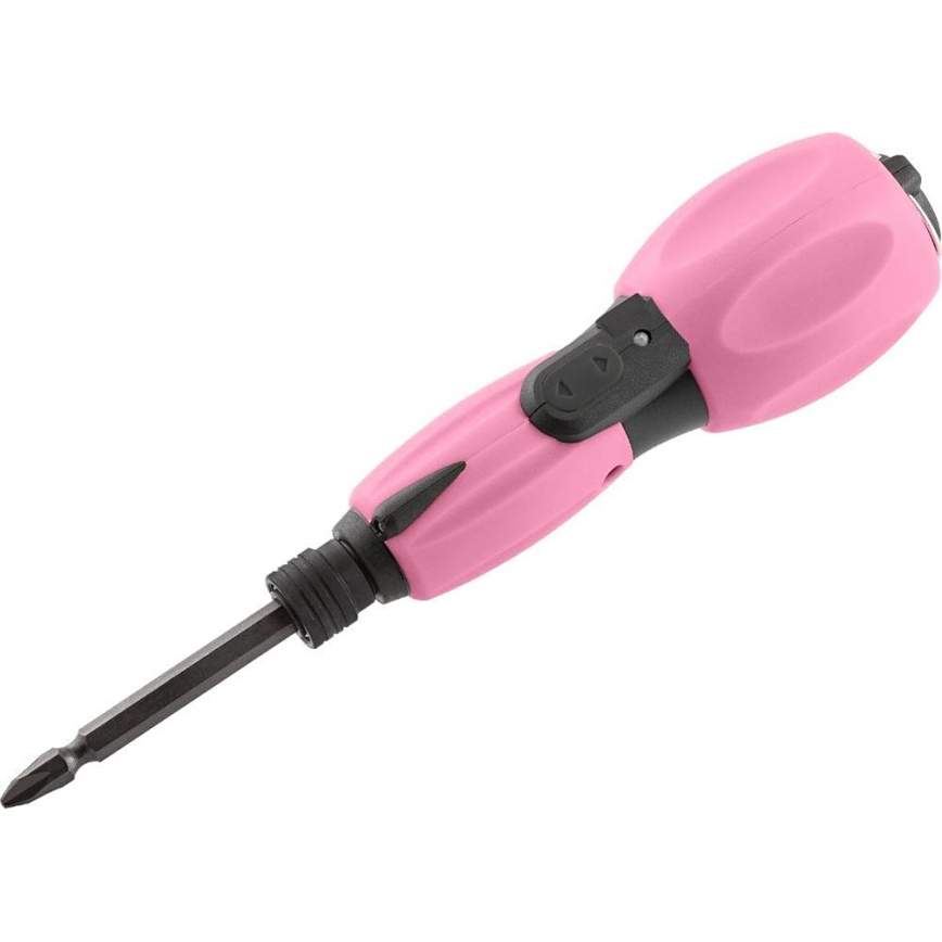 Fieldmann - Cordless screwdriver 3,6V 800 mAh розов