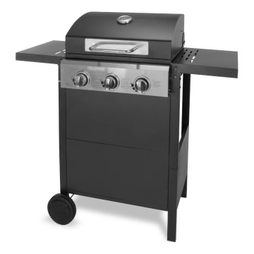 Fieldmann - Газов грил с 3 горелки, черен