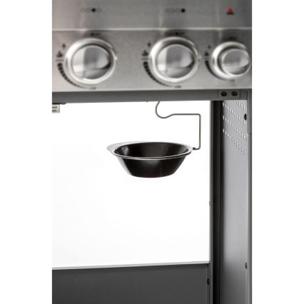 Fieldmann - Газов грил с 5 горелки, матов хром