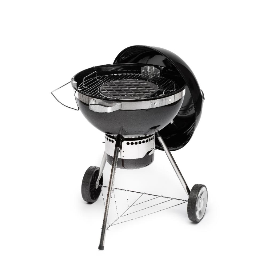 Fieldmann - Грил с дървени въглища черен/хром