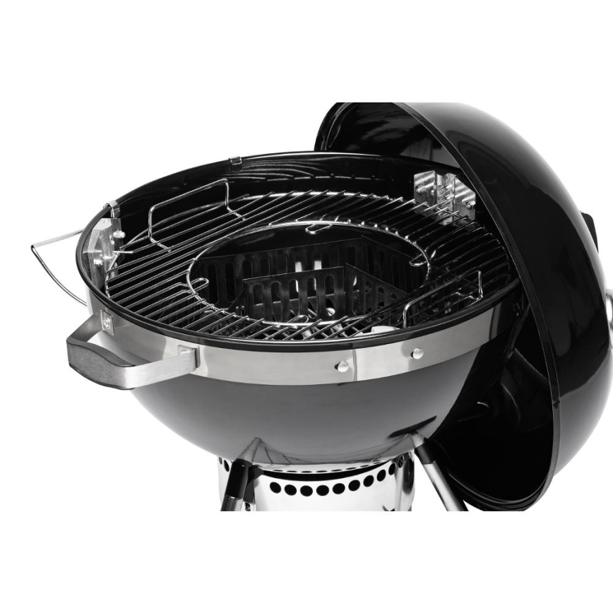 Fieldmann - Грил с дървени въглища черен/хром