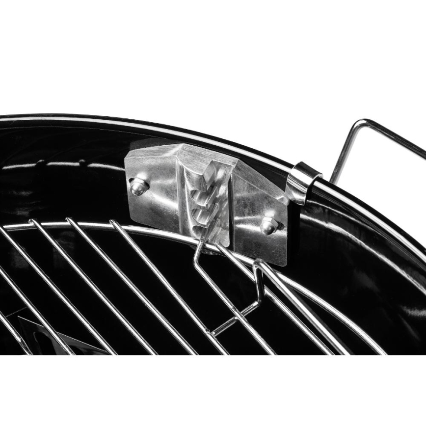 Fieldmann - Грил с дървени въглища черен/хром