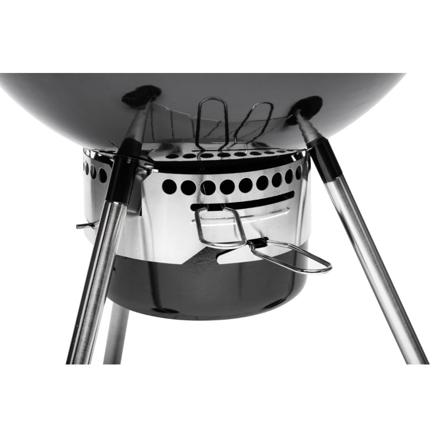 Fieldmann - Грил с дървени въглища черен/хром