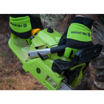 Fieldmann - работни ръкавици XXL черен/зелен