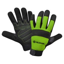 Fieldmann - Работни ръкавици черни/зелени