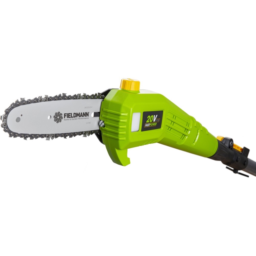 Fieldmann - Безжичен телескопичен резачка 20V