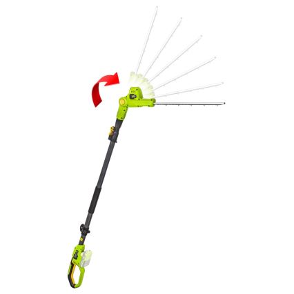 Fieldmann - Безжични телескопични ножици за жив плет 20V