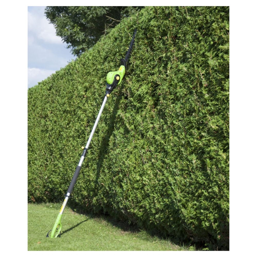 Fieldmann - Телескопична ножица за жив плет 450W/230V