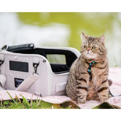 Fikago - Пътническа чанта за кучета и котки TRUFFLE Grey