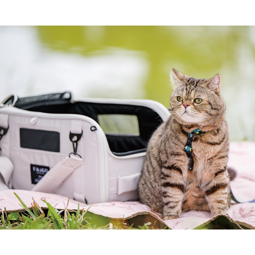 Fikago - Пътническа чанта за кучета и котки TRUFFLE Grey