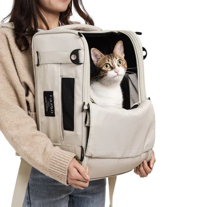 Fikago - Пътническа чанта за кучета и котки TRUFFLE Grey