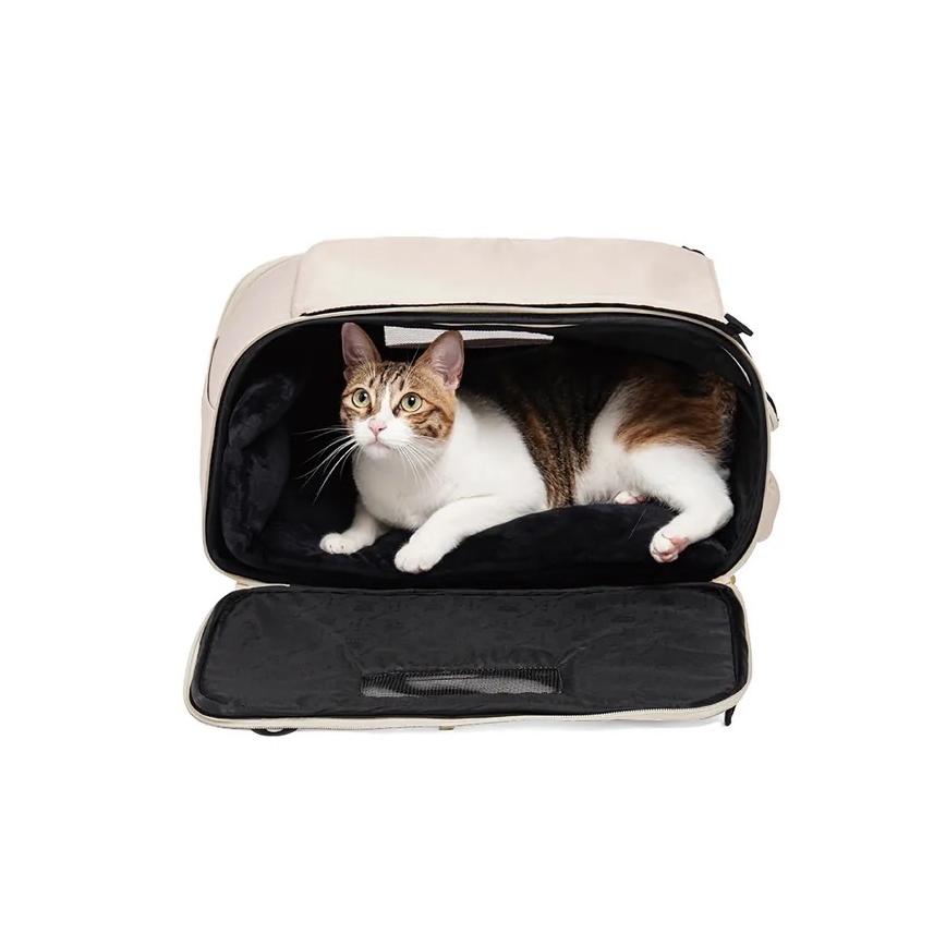 Fikago - Пътническа чанта за кучета и котки TRUFFLE Grey