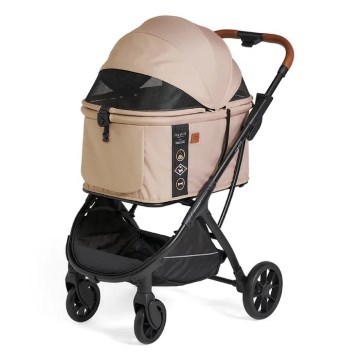 Fikago - Количка за кучета и котки AGILE HUGGY бежов