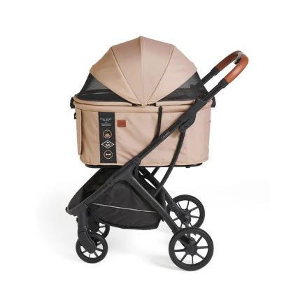 Fikago - Количка за кучета и котки AGILE HUGGY бежов