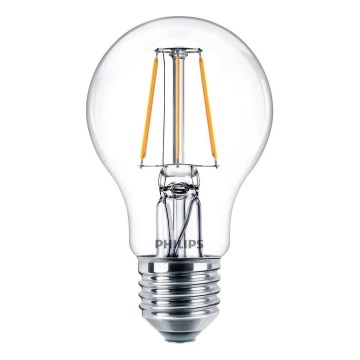 Филаментна LED крушка Philips E27/4,3W/230V 4000K