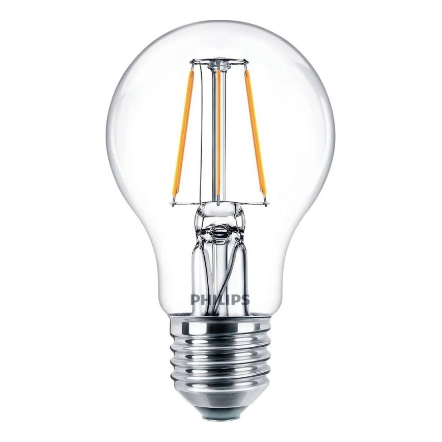 Филаментна LED крушка Philips E27/4,3W/230V 4000K