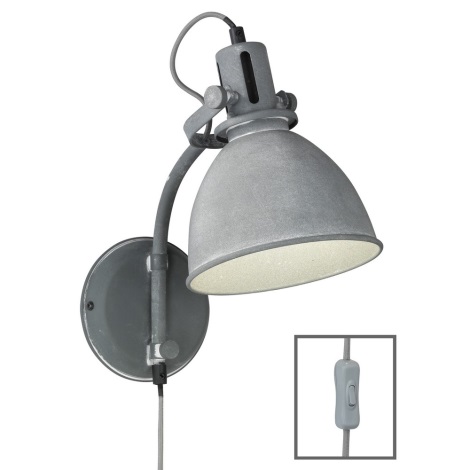 Fischer & Honsel 30741 - Стенна лампа KENT 1xE27/40W/230V