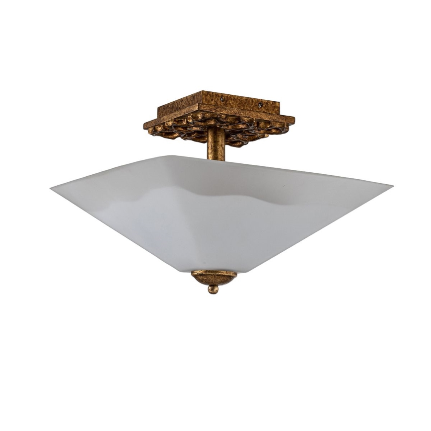 Flambeau STAR-F-S-DG - Мeден плафон STAR 2xE27/40W/230V