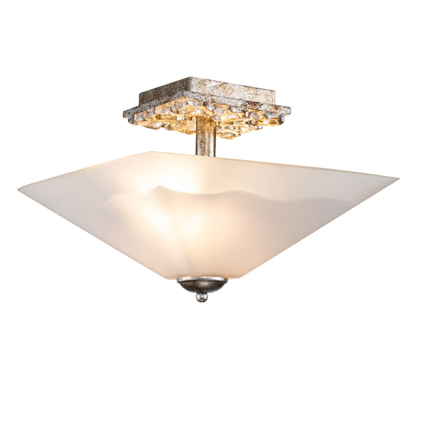 Flambeau - Таванно осветително тяло STAR 2xE27/40W/230V, златисто