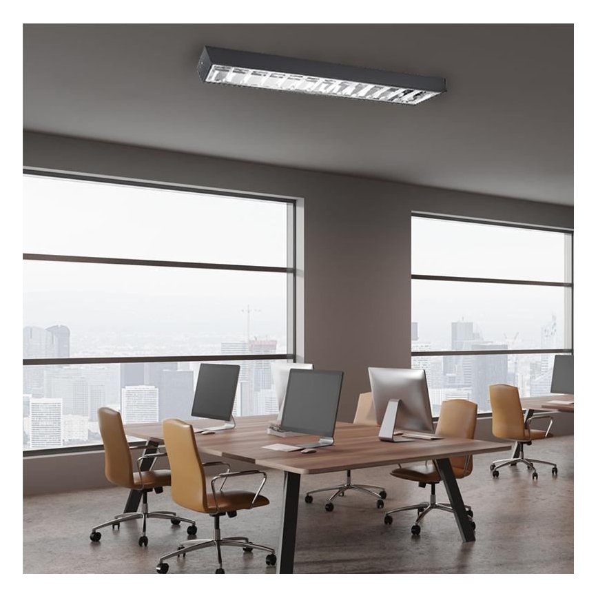 Флуоресцентна лампа T8 2xG13/18W/230V 120 cm черен