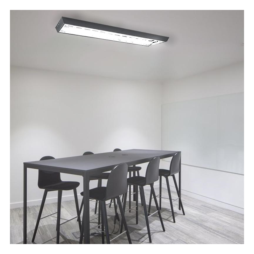 Флуоресцентна лампа T8 2xG13/18W/230V 120 cm черен