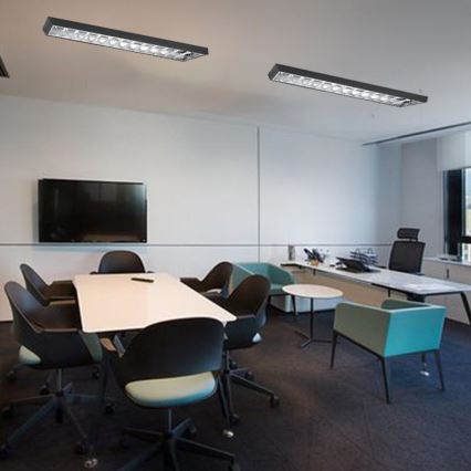 Флуоресцентна лампа T8 2xG13/18W/230V 120 cm черен