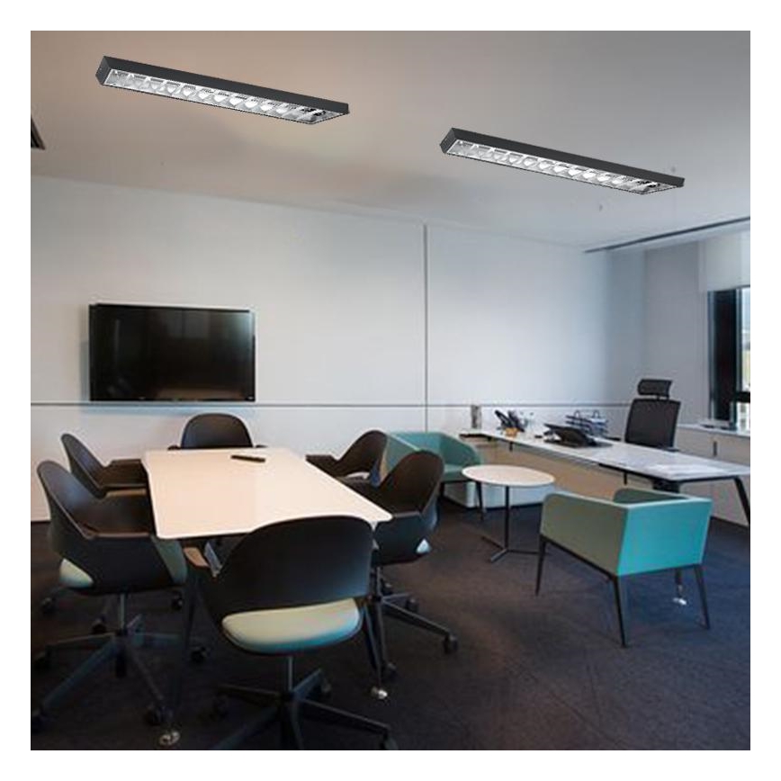 Флуоресцентна лампа T8 2xG13/18W/230V 120 cm черен