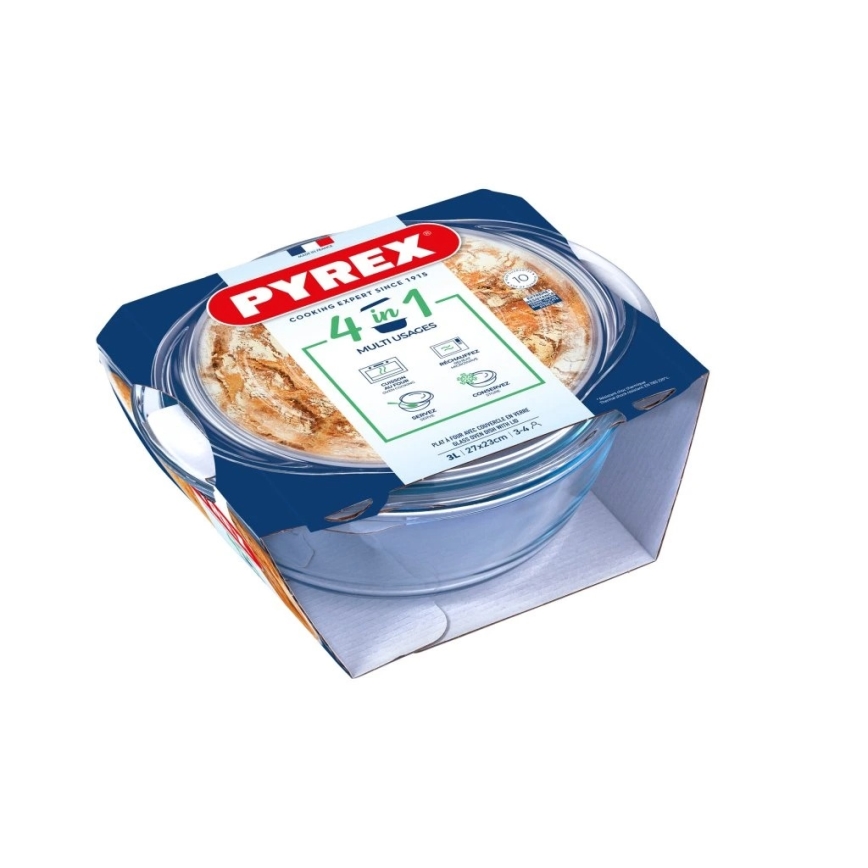 Форма за печене с капак PYREX, 3 л