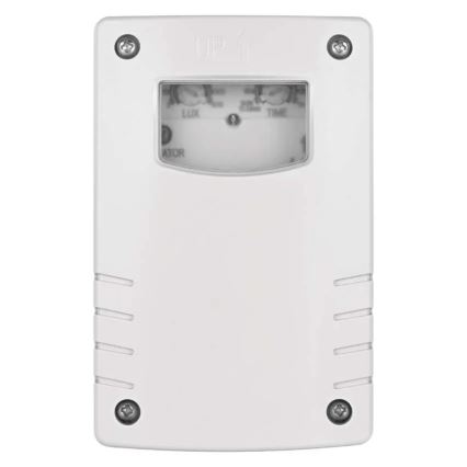 Фотореле за сумрак 1800W/230V IP65 бяло