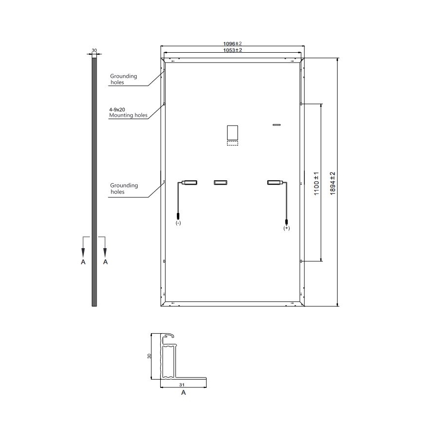 Фотоволтаичен соларен панел Risen 440Wp черен рамка IP68 Half Cut