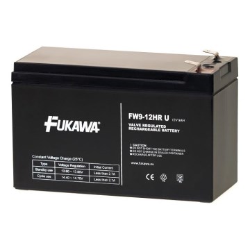 FUKAWA FW 9-12 HR - Оловен акумулатор 12V/9Ah/фастон 6,3mm