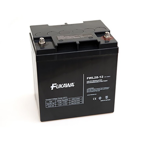 FUKAWA FWL 28-12 - Оловно-киселинна батерия 12V/28Ah/винт M5