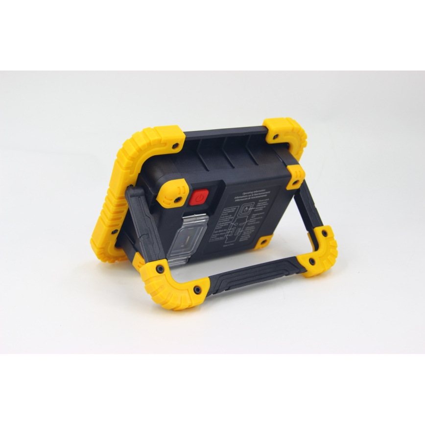Fulgur 34004 - LED Акумулаторен прожектор със захранваща батерия LED/17W/4400 mAh IPX4