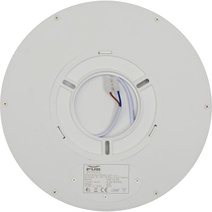 Fulgur 41810 - LED Плафониера NOMY LED/18W/230V 3000/4000/6000K IP40 Ø 23 см бял